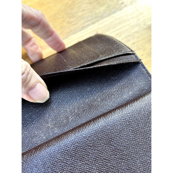 Authentic Louis Vuitton Damier Ebene Bifold Snap Wallet Porte Monnaie Bi… - Picture 12 of 16
